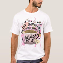 T-shirt pour ceux qui aiment le café