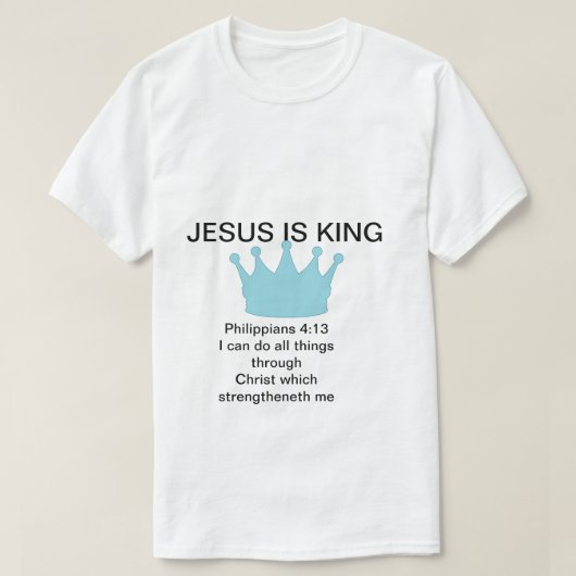 T-SHIRT POUR CEUX QUI CROIENT EN JÉSUS ET L'ACCEPTENT (Design devant)