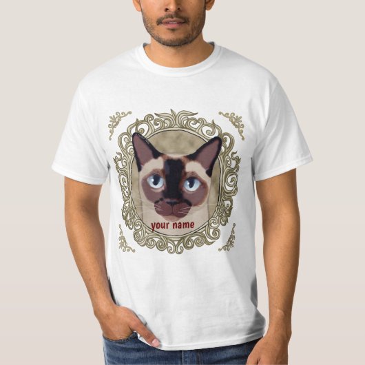 T-shirt pour chat Tonkinais (Devant)