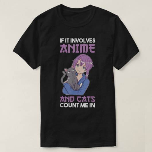 T-shirt pour chats (Design devant)