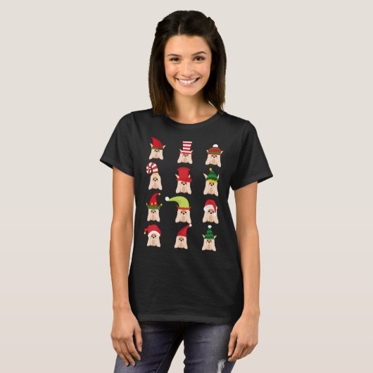 T-shirt Pour Chien Chien Chien Chien Chien Chien Vilain Id (Devant entier)