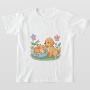T-shirt pour chien et chat dans la nature - T-shir