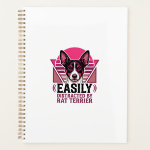 T-shirt pour chien Rat Terrier Vintage facilement