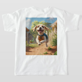 T-shirt pour chiens de charme pour enfants - Amusa