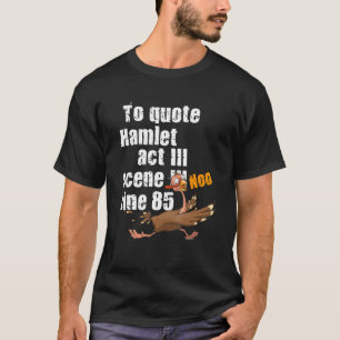 T-shirt pour citer hamlet littéraire