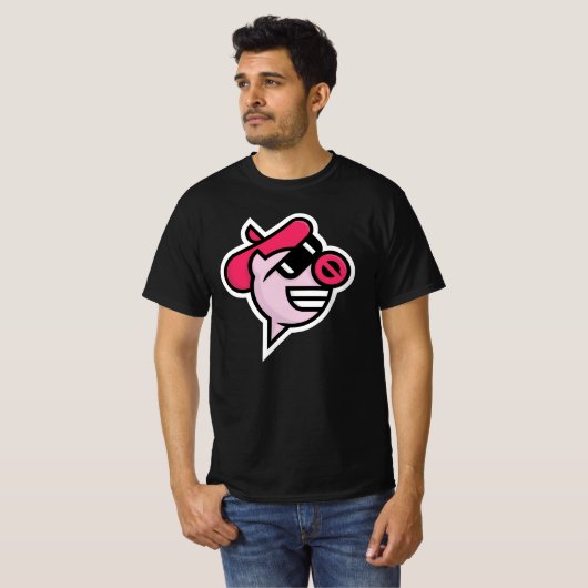 T-shirt pour cochons de base (Devant entier)