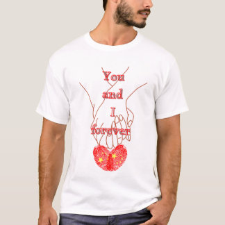 T-shirt pour couples "Toi et Moi pour toujours"