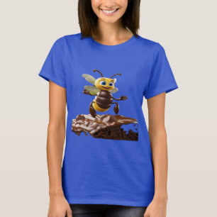 T-shirt Pour créer une scène 3D d'une abeille Pixar survol