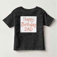 T-shirt pour DAD heureux anniversaire