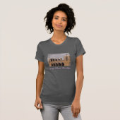 T-shirt pour dames avec la façade du restaurant Ch (Devant entier)