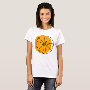 T-shirt pour dames Citrus Orange
