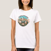 T-Shirt pour dames de pêche/camping (Devant)