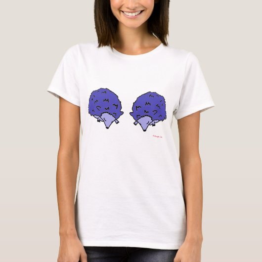T-shirt pour dames Hedgehog Midnight (Devant)