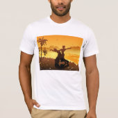 T-Shirt Pour Deux Personnes Dansant Sur La Plage (Devant)