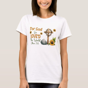 T-shirt Pour Dieu tant aimé le monde