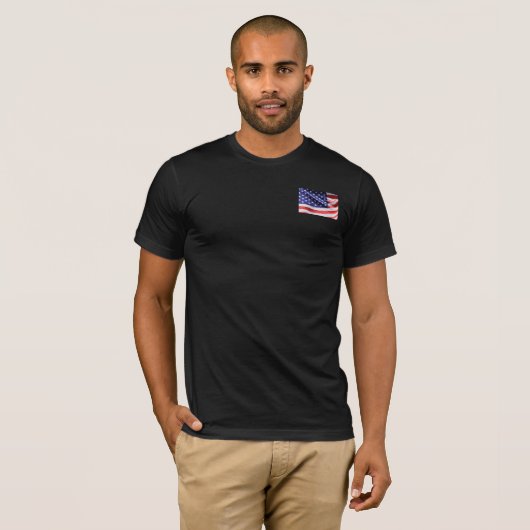 T-shirt pour drapeau américain (Devant entier)