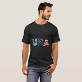 T-shirt pour drapeau américain (Devant entier)