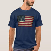 T-shirt pour drapeau américain (Devant)