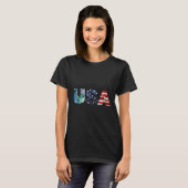 T-shirt pour drapeau américain (Devant entier)
