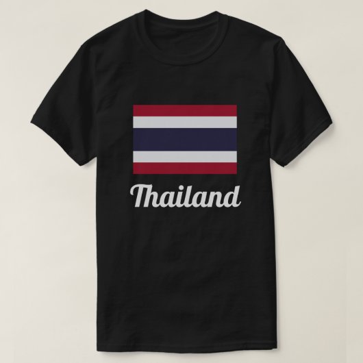 T-shirt pour drapeau de la Thaïlande de base (Design devant)