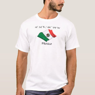 T-shirt pour drapeau du Mexique
