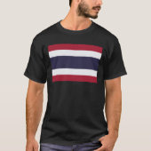 T-shirt pour drapeau thaïlandais de base (Devant)