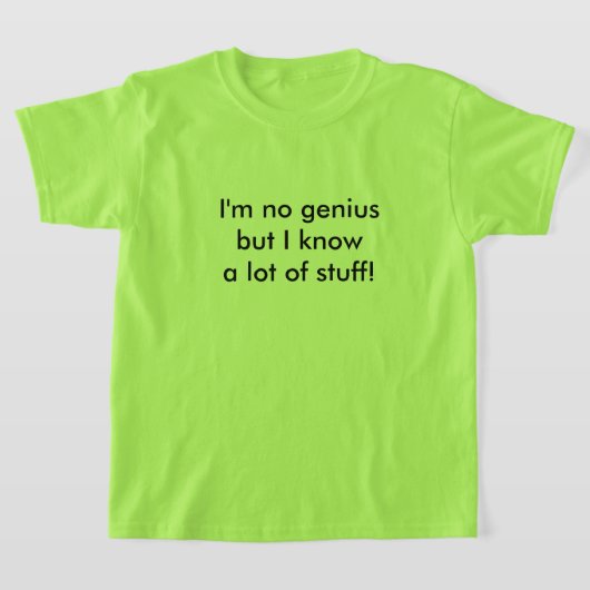 T-Shirt Pour Enfants (Poser)