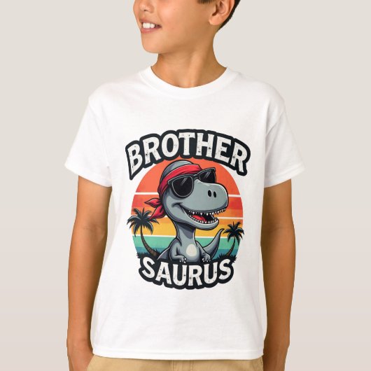 T-shirt pour enfants amusants avec Dino Design (Devant)