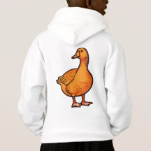 T-shirt pour enfants au canard orange – Animal mig