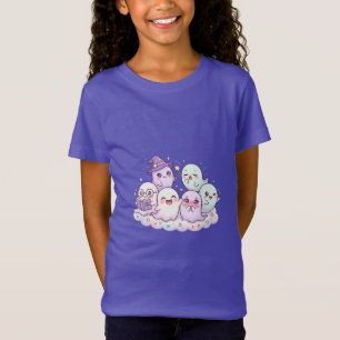 T-shirt pour enfants avec des amis fantômes mignon