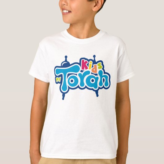 T-shirt pour enfants avec design Kinder n Torah (Voorkant)