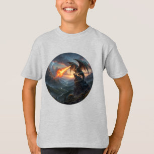 T-shirt pour enfants avec imprimé Dragon