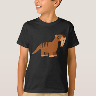 T-shirt pour enfants avec Thylacosmilus de dessin