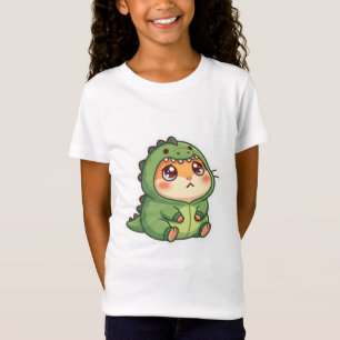 T-shirt pour enfants avec un costume de bébé dinos