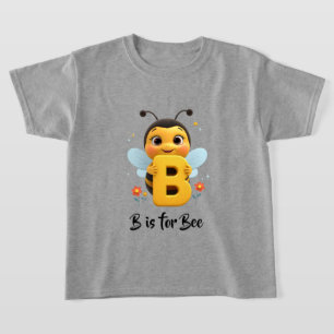 T-shirt pour enfants avec une abeille mignonne   B