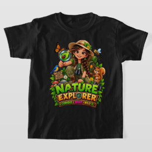 T-Shirt pour enfants aventuriers de la nature