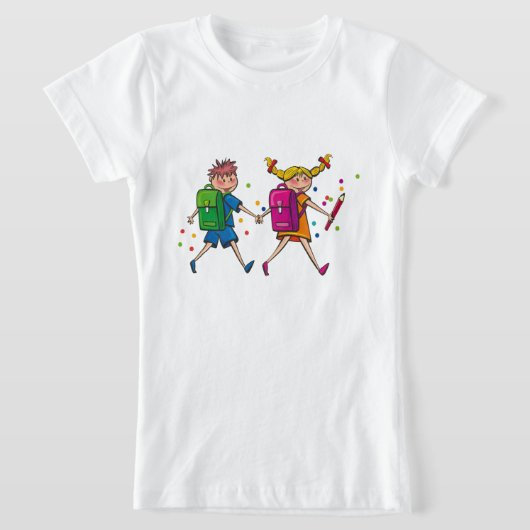 T-shirt pour enfants c'EST la fête d'Halloween (Poser)