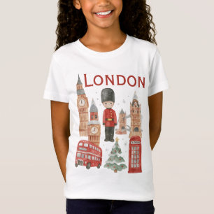 T-shirt pour enfants de la ville de Londres – Gard