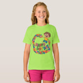 T-shirt pour enfants de maternelle Happy Dot Day 1 (Devant entier)