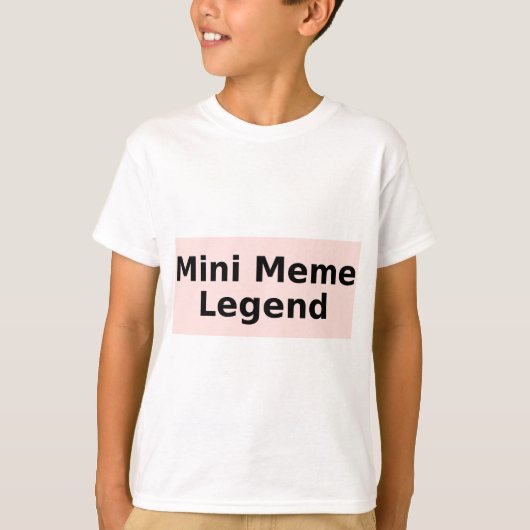 T-Shirt pour enfants de Mini Mème Légende (Devant)