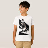 T-Shirt pour enfants de skateboard (Devant entier)