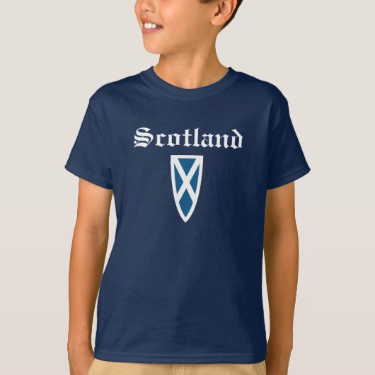 T-Shirt pour enfants d'Écosse (Devant)