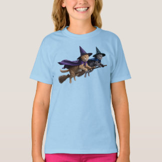 T-shirt pour enfants duo de sorcières mignonnes ta