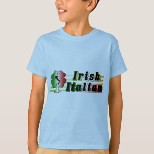 T-Shirt pour enfants italiens irlandais
