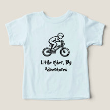 T-shirt pour enfants Little Rider, Big Adventures