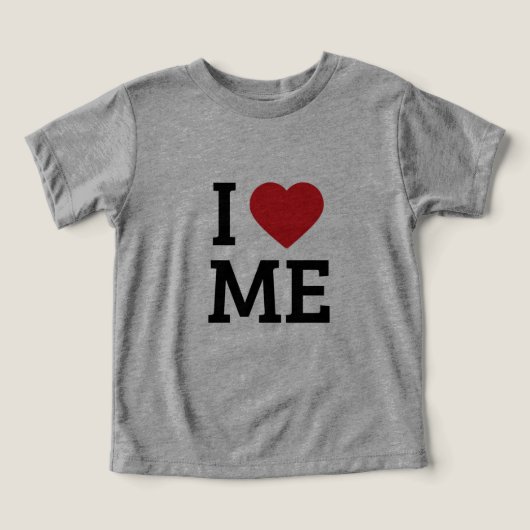 T-shirt pour enfants mignons "Je m'aime" (Design Recto)
