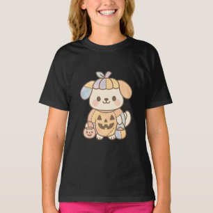 T-shirt pour enfants Pastel Pumpkin Pup   Mignon K