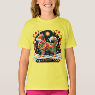 T-shirt pour enfants pour l'année du chien - Céléb