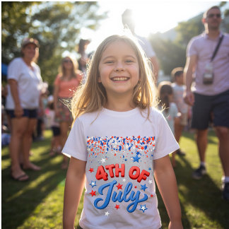 T-shirt pour enfants pour le 4 juillet