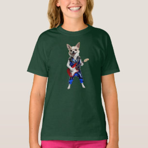 T-shirt pour enfants Rock Star Chihuahua Mignon